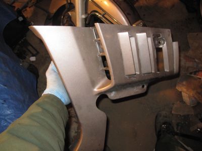 Front lower fairing (left).  Right side was missing from this bike.
Keywords: 1984;goldwing;gl1200