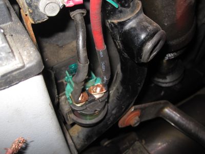 Both cables connected.
Keywords: goldwing;1987;gl1200