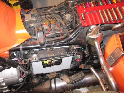 All the wiring in place.
Keywords: goldwing;1987;gl1200