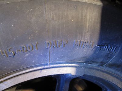 Tire date code.  0511, which means these tires were manufactured in late Jan. early Feb. of 2011.
Keywords: 1984;goldwing;gl1200